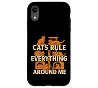 I gatti governano tutto intorno a me amante dei gatti Custodia per iPhone XR