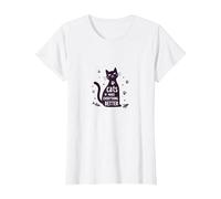 I Gatti Rendono Tutto Migliore Amante degli Animali stravaganti Maglietta, Donna, Bianco, 3XL