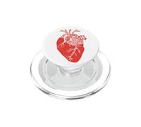 I gatti sono il mio cuore - Anatomica Kitty Tipografia Art - TFS PopSockets PopGrip per MagSafe