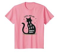 I Gatti Sono Le Mie Persone preferite - Amante felino Maglietta, Bambini, Rosa, 8 Anni