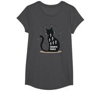 I Gatti Sono Le Mie Persone preferite - Amante felino Maglietta, Ragazze, Grigio Scuro, L