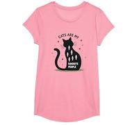 I Gatti Sono Le Mie Persone preferite - Amante felino Maglietta, Ragazze, Rosa, L