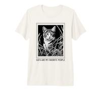 I Gatti Sono Le Mie Persone preferite (Funny Cat Statement) Maglietta Premium