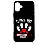 I gemelli stanno caricando La mamma prende due gemelli Custodia per iPhone 16 Plus