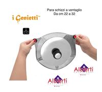 I GENIETTI IPAC PARASCHIZZI INOX VENTAGLIO DA CM 22 A 32