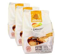 I genuini, Fette biscottate integrali con uvetta bio, 200g (Confezione da 3)
