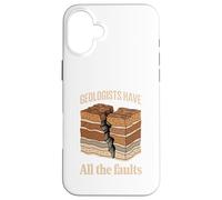 I geologi hanno tutti i difetti Geologia gioco di parole Custodia per iPhone 16 Plus