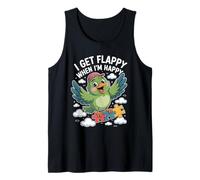 I Get Flappy When I'm Happy Cute Autism Awareness Bird Canotta