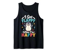 I Get Flappy When I'm Happy Pinguino Canotta