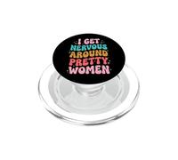 I Get Nervous Around Pretty Women PopSockets PopGrip per MagSafe