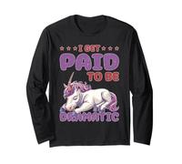 I Get Paid To Be Dramatic Attore teatrale Performer Maglia a Manica