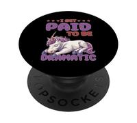 I Get Paid To Be Dramatic Attore teatrale performer PopSockets PopGrip Adesivo