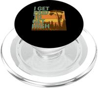 I Get Paid To Get High - Funny Tree Trimmer Line Clearance PopSockets PopGrip per MagSafe