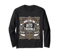 I Get Us Into Trouble Divertimento con i migliori amici ||-- Maglia a Manica