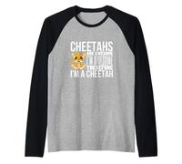 I ghepardi Sono Fantastici, Sono Fantastico, Sono Un Ghepardo Divertente Maglia con Maniche Raglan