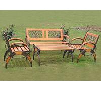 I Giardini Del RE Panchina in Ghisa-Legno California Bronzo