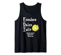 I giardinieri di tulipani Foxglove Daisy contro la protesta contro il fascismo Canotta