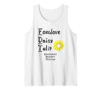 I giardinieri di tulipani Foxglove Daisy contro la protesta contro il fascismo Canotta