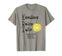 I giardinieri di tulipani Foxglove Daisy contro la protesta contro il fascismo Maglietta