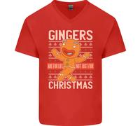 I Ginger Sono Per La Vita Non Solo Per Natale Maglietta In Cotone A V Da Uomo