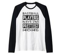 I giocatori di baseball hanno la stagione di baseball delle mamme più belle Maglia con Maniche Raglan