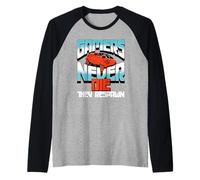I Giocatori Non muoiono mai Respawn Gaming Controller Maglia con Maniche Raglan