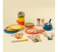 I Giocattoli per Il Tea Party Fingono di Giocare a Fare Finta di Set Da Tè per