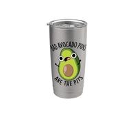 I giochi di parole di avocado cattivi sono i pozzi divertente gioco di parole di frutta Bicchiere termico in acciaio inox doppia parete