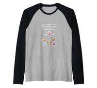 I Giovani devono Sapere Che Sono amati San Giovanni Bosco Camicia Maglia con Maniche Raglan