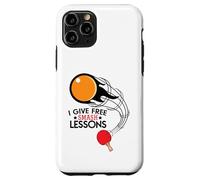I Give Free Smash Lessons Funny Table Tennis Player Love Custodia per iPhone 11 Pro