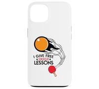 I Give Free Smash Lessons Funny Table Tennis Player Love Custodia per iPhone 13