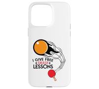 I Give Free Smash Lessons Funny Table Tennis Player Love Custodia per iPhone 15 Pro Max