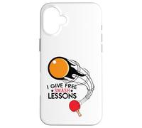 I Give Free Smash Lessons Funny Table Tennis Player Love Custodia per iPhone 16 Plus