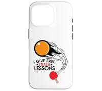 I Give Free Smash Lessons Funny Table Tennis Player Love Custodia per iPhone 16 Pro