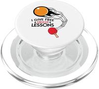 I Give Free Smash Lessons Funny Table Tennis Player Love PopSockets PopGrip per MagSafe