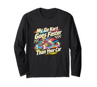 I Go-Kart variopinti Che corrono Il Mio Go Kart va più Veloce di Maglia a Manica