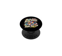 I go-kart variopinti che corrono il mio go kart va più veloce di PopSockets PopGrip Adesivo