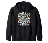 I Go To Sleep I Count Dinosaurs Not Sheep Sogni Felpa con Cappuccio