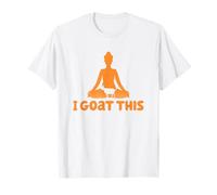 I Goat This Yoga Pose Meditazione Equilibrio Uomini Donne Capre Maglietta