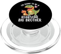 I Going To Be A Roarsome Big Brother Dinosaur Kids Boys PopSockets PopGrip per MagSafe