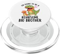 I Going To Be A Roarsome Big Brother Dinosaur Kids Boys PopSockets PopGrip per MagSafe