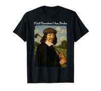 I Golf, Therefore I Am Broke. Descartes Funny Golfing Meme Maglietta