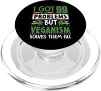 I Got 99 Problems But Veganism Solves - Vegetariano Vegano PopSockets PopGrip per MagSafe
