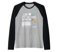 I Got 99 Problems Show Your Work Funny Tutor - Math Teacher Maglia con Maniche Raglan