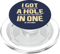 I Got A Hole in One Golf Amante Golf Golf Uomini Papà PopSockets PopGrip per MagSafe