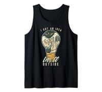 I Got An Idea Let's Go Outside Vintage Hiking Outdoors Lover Canotta