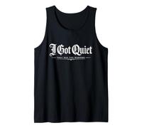 I Got Quiet That Was The Warning Vintage Quote Canotta