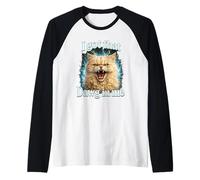 I Got That Dawg in Me Cat Shirt Funny Angry Tabby Maine Coon Maglia con Maniche Raglan