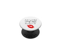 I Got That Red Lip Classic Thing That You Like musica PopSockets PopGrip Adesivo