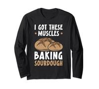 I Got These Muscles Baking Lievito Madre Baker Baking Maglia a Manica